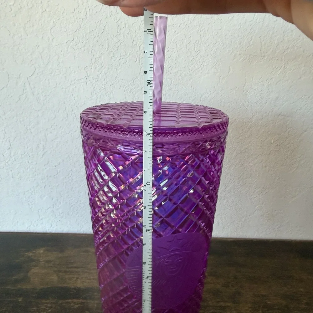 2023 Starbucks Jeweled Taffy Iridescent Pink Purple Tumbler 24oz Venti Cup‎